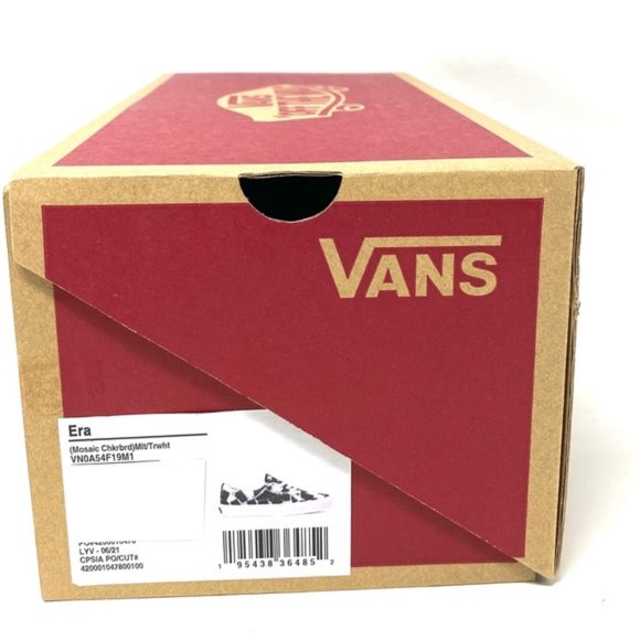 Vans Era Black White Casual Skate Shoes Women's Size Low Top Canvas VN0A54F19M1 - Picture 4 of 12